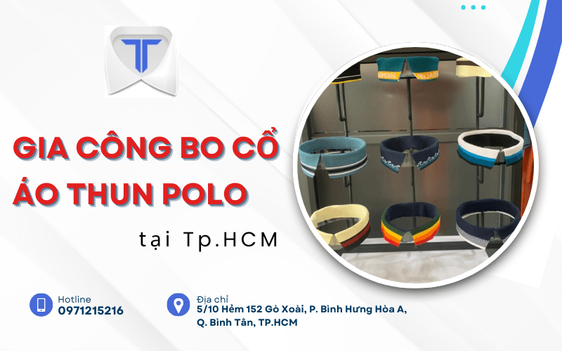 bo cổ áo thun polo