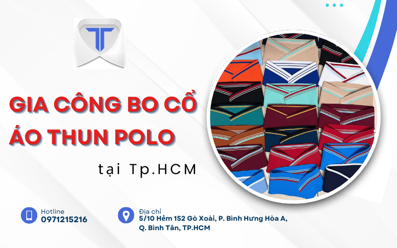 bo cổ áo thun polo