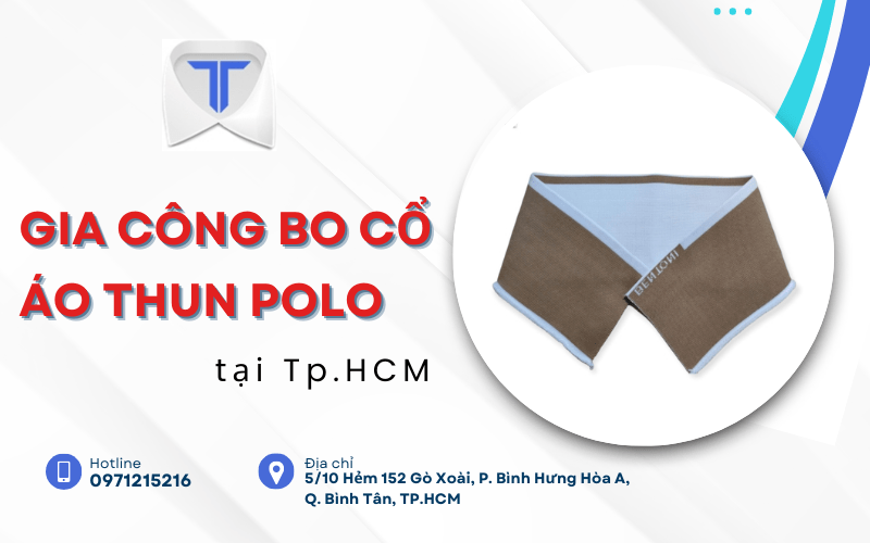 bo cổ áo thun polo